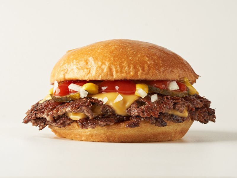 Classic Burger estilo smash en Redline Burger